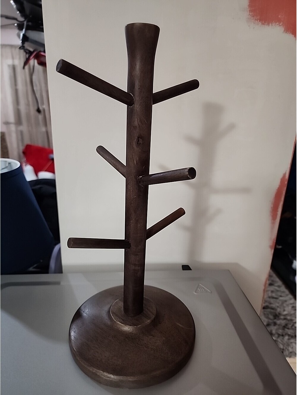 Cup Mugs Tree Stand Holder Wood Hearth&Hand Magnolia Wood India 2023